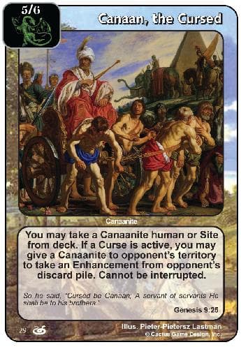 Canaan, the Cursed