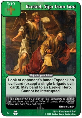 Ezekiel, Sign from God