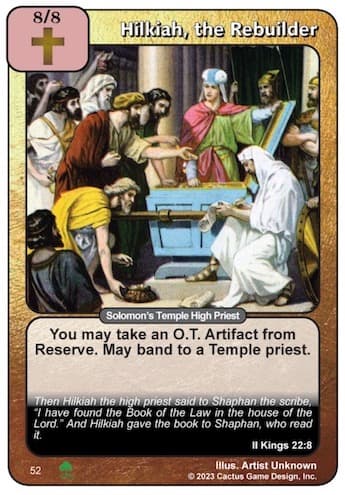 Hilkiah, the Rebuilder (Roots)