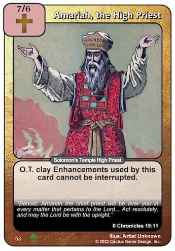 Amariah, the High Priest (Roots)