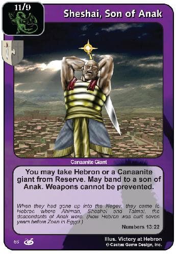 Sheshai, son of Anak