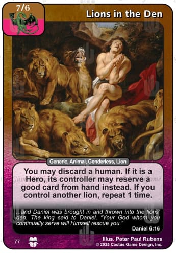 Lions in the Den