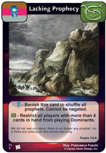 Lacking Prophecy