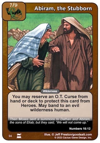 Abiram, the Stubborn