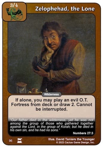 Zelophehad, the Lone
