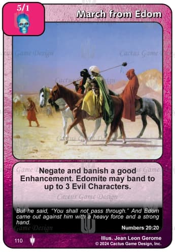 March from Edom