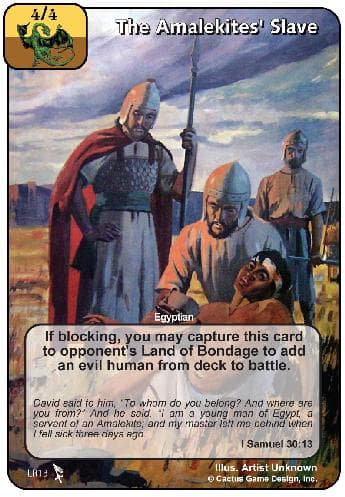 The Amalekites' Slave (FoM)