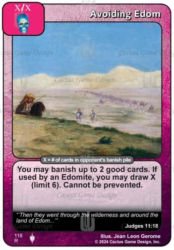 Avoiding Edom