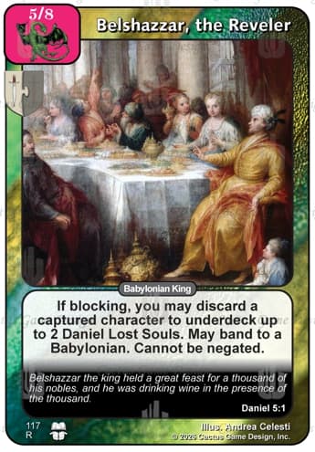 Belshazzar, the Reveler [T2C AB]