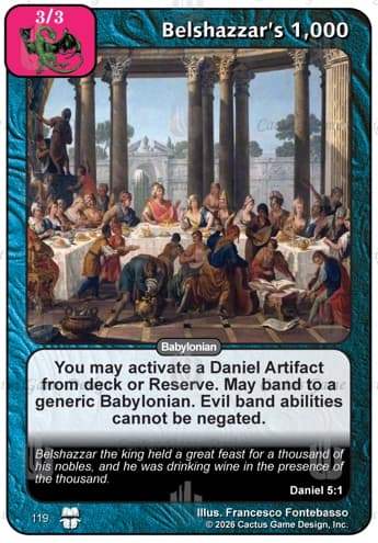 Belshazzar's 1,000 [T2C AB]