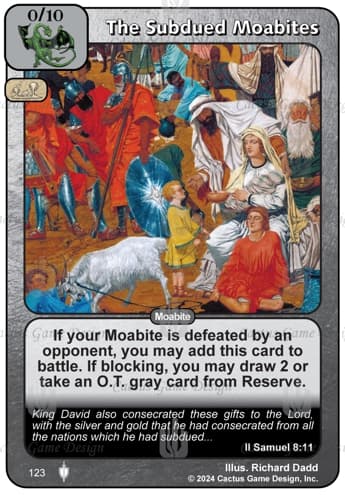 The Subdued Moabites