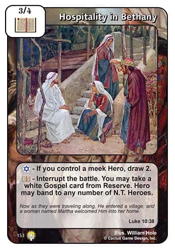 Hospitality in Bethany (GoC)