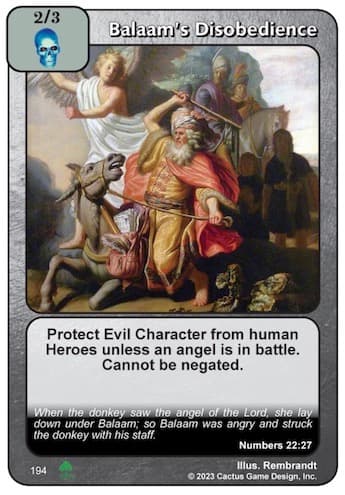 Balaam's Disobedience (Roots)