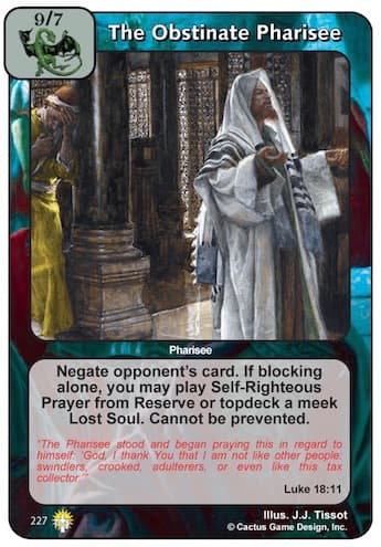 The Obstinate Pharisee (GoC)