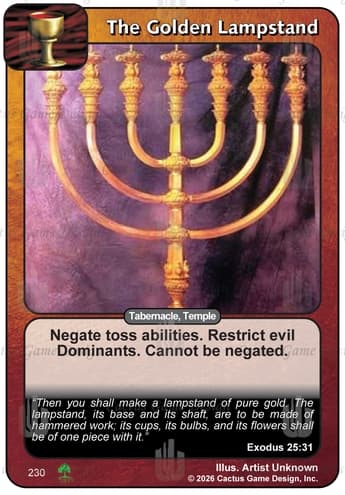 The Golden Lampstand [RR2]