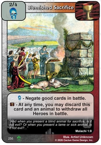 Blemished Sacrifice [RR2]
