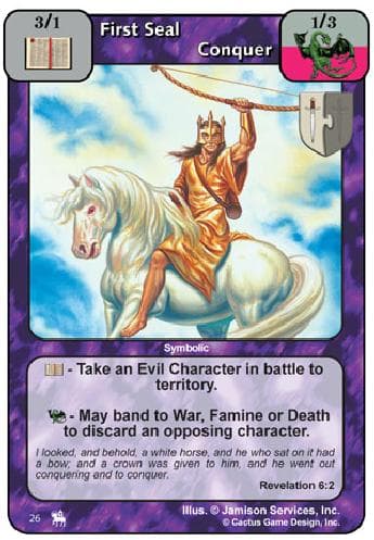 First Seal, Conquer (RoJ)