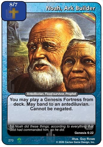 Noah, Ark Builder [RR2]