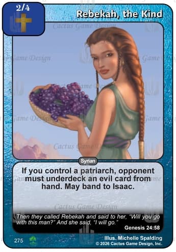 Rebekah, the Kind [RR2]
