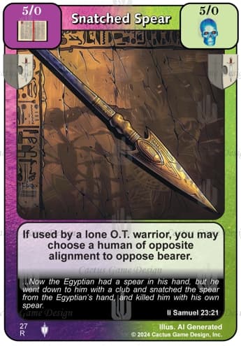 Snatched Spear