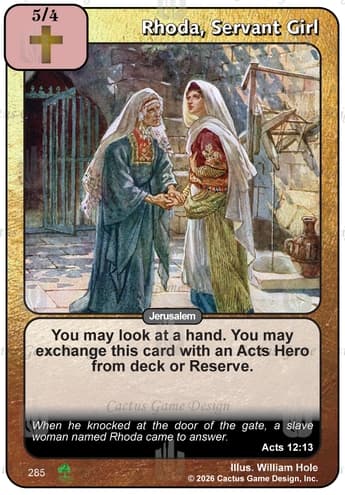 Rhoda, Servant Girl [RR2]
