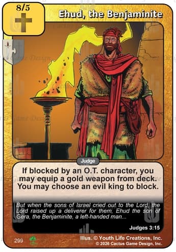 Ehud, the Benjaminite [RR2]
