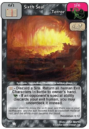 Sixth Seal, Terror (RoJ)