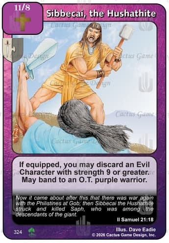 Sibbecai, the Hushathite [RR2]