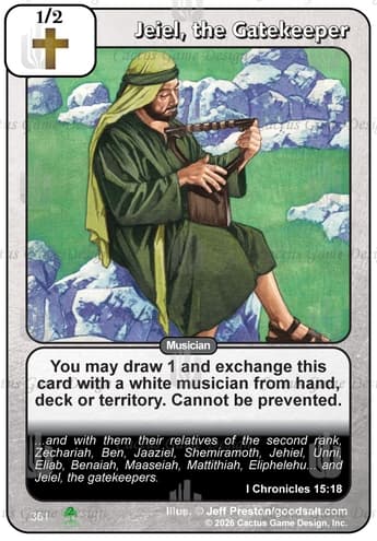 Jeiel, the Gatekeeper [RR2]