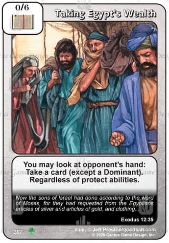 Taking Egypt’s Wealth [RR2]