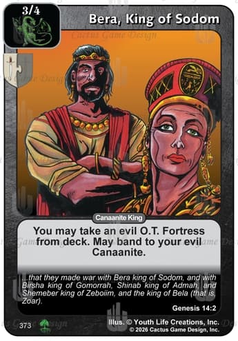 Bera, King of Sodom [RR2]