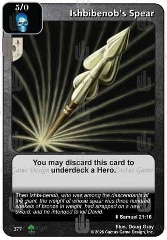 Ishbibenob’s Spear [RR2]