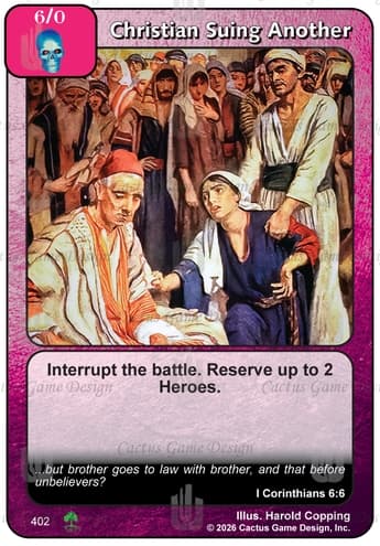 Christian Suing Another [RR2]