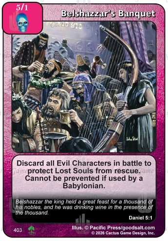 Belshazzar’s Banquet [RR2]