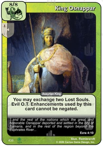 King Osnappar [RR2]