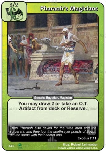Pharaoh’s Magicians [RR2]