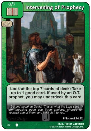 Intervening of Prophecy