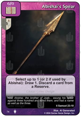 Abishai's Spear [II]