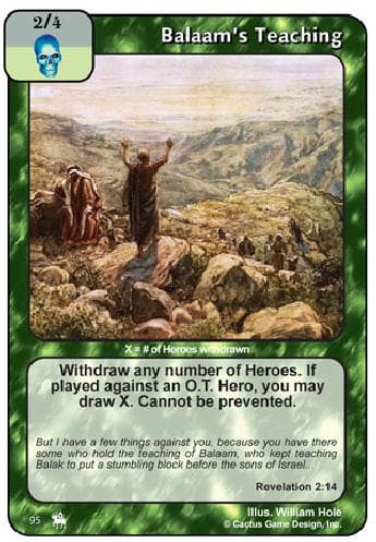 Balaam's Teaching (RoJ)