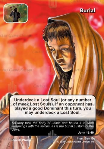Burial [Fundraiser]