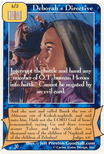 Deborah's Directive