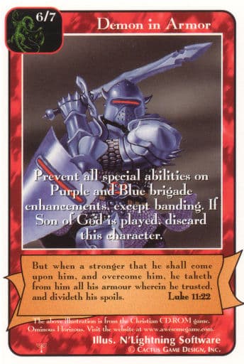 Demon in Armor