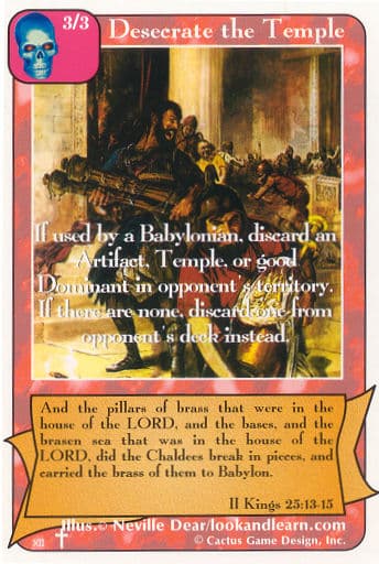 Desecrate the Temple