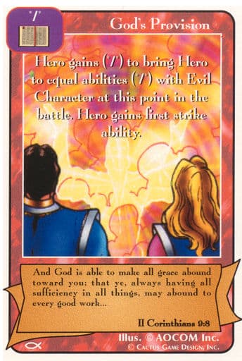 God's Provision