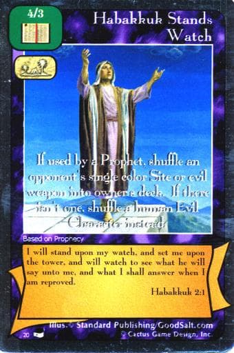 Habakkuk Stands Watch