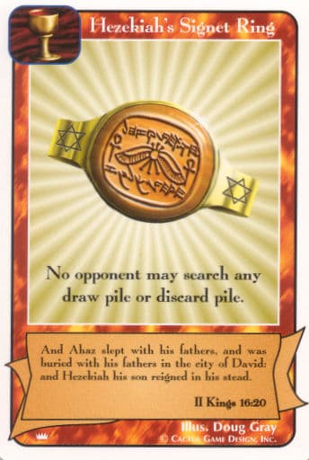 Hezekiah's Signet Ring