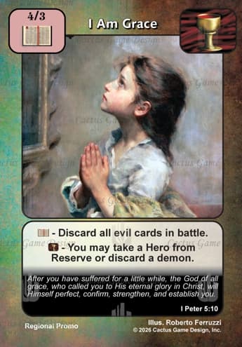 I Am Grace [2026 - Regional]