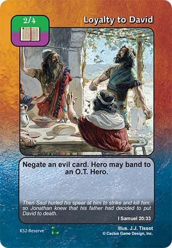 Loyalty to David (1st Print - K)