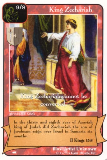 King Zechariah