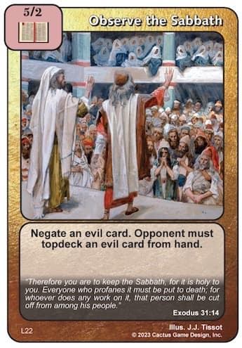Observe the Sabbath [L]